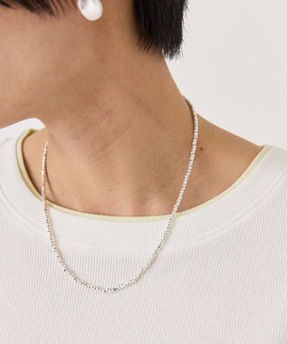 AMERICAN HOLIC シアーリブ配色プルオーバー Off White