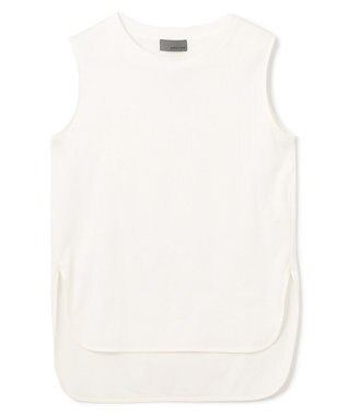 uncrave ライトスムース ノースリーブカットソー オフ