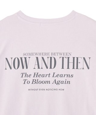 AMERICAN HOLIC フォト&レタリングプリントTシャツ Lavender