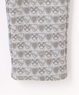 23区GOLF 【WOMEN】エンブレム柄ジャガードスキニーパンツ ライトグレー系5