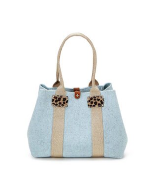 TOPKAPI 【TREASURE TOPKAPI】イタリアンフェルト ラメテープコンビ トートバッグ