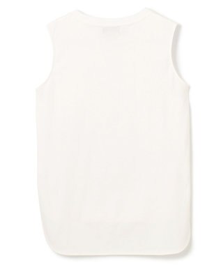 uncrave ライトスムース ノースリーブカットソー オフ