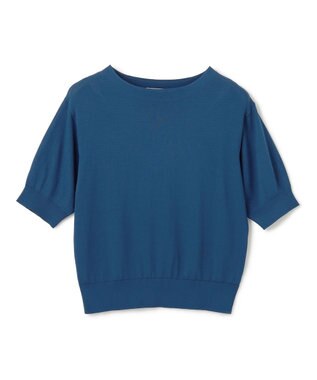 UNFILO スゴ機能 パフスリーブニット ブルー