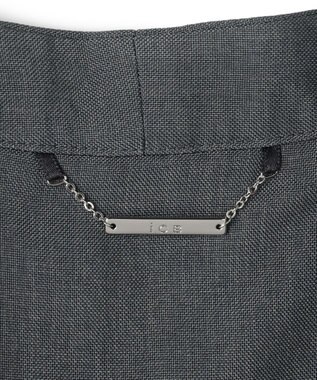 ICB L 【WEB＆一部店舗限定】 SerikaWorsted ノーカラーロングジレ ミディアムグレー