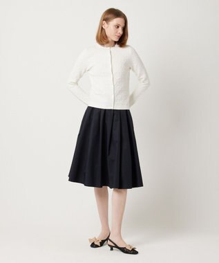 TOCCA 【洗える】FLUFF FLOWERS カーディガン アイボリー系