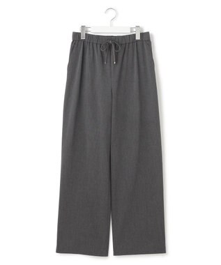 23区 【撥水加工/洗える】ドライ2WAYストレッチ ドロスト ワイド パンツ グレー系