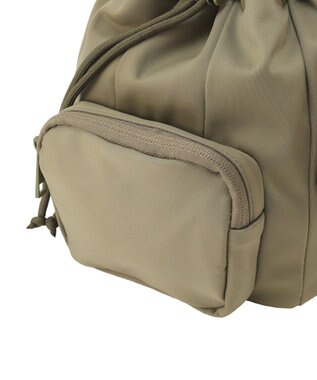 AMERICAN HOLIC ドローコード巾着ショルダーバッグ Khaki