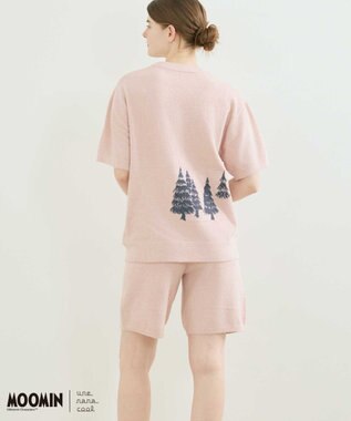 une nana cool 【ムーミン】なめらかふわふわプルオーバー&ハーフパンツセット OR