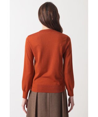 DAKS チェック ジャカードプルオーバー オレンジ