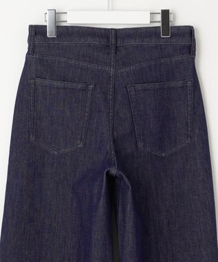 自由区 L 【洗える】ウスカルデニムバギー パンツ インディゴ