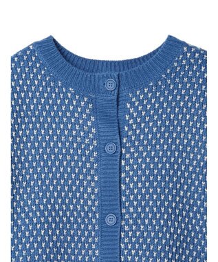 Green Parks ・ＳＵＧＡＲ　ＳＰＯＯＮ　２ｗａｙニットカーディガン Blue