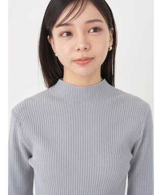 earth music&ecology ＳＥＴ２点Ｖネックジャンスカ＋ハイネックニット Gray