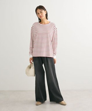 Green Parks ボーダープルオーバー Red