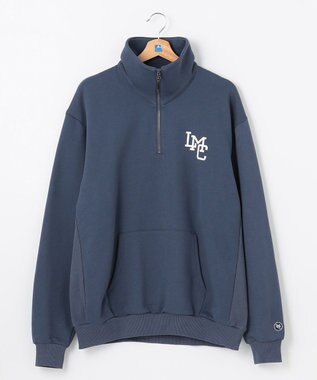 SHARE PARK MENS 【UNISEX】MVS裏毛ハーフジップスウェット（L・XLサイズ） アッシュネイビー