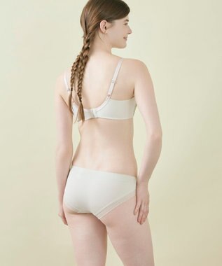 une nana cool MADE WITH LIBERTY FABRIC さあわたし レース 脇高ブラジャー ナチュラル