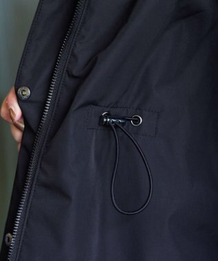 Tiaclasse 【安田美沙子さん着用・新色追加】ウォーマル中綿フーデッドコート ネイビー