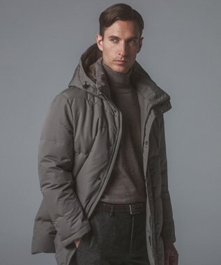 GOTAIRIKU 2年連続売上NO1【仕事で着られる】MINOTECH/ミノテック ドレス ダウンコート ベージュ系