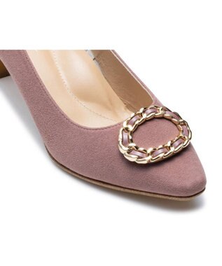 REGAL FOOT COMMUNITY 【リーガルレディース】F51R バックルパンプス パンプス ピンクスエード