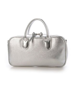 UNBILLION ペルケ perche / 牛革ランドスケープ2wayショルダーバッグ シルバー