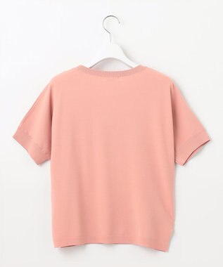 J.PRESS LADIES L 【洗える】レーヨンエリートストレッチ ドルマン ニット ローズピンク系