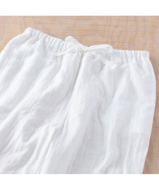 UCHINO マシュマロガーゼカラーレディスパジャマ ホワイト