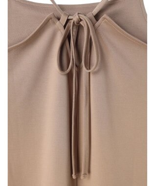 earth music&ecology ポンチＩラインキャミワンピース Beige
