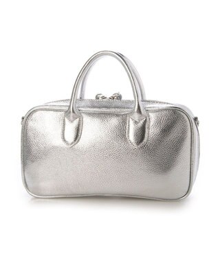 UNBILLION ペルケ perche / 牛革ランドスケープ2wayショルダーバッグ シルバー