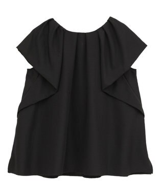 YECCA VECCA フレアブラウス Black