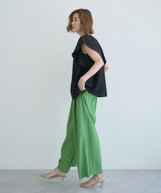 YECCA VECCA フレアブラウス Black