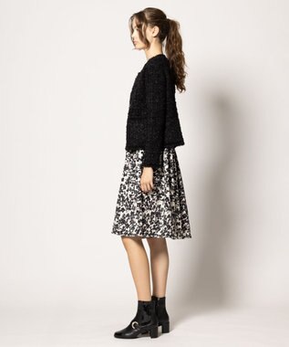 TOCCA 【洗える】THOUSAND WAVE ニットジャケット ブラック系