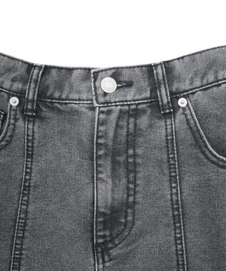 Green Parks イージーデニムマーメイドスカート Black