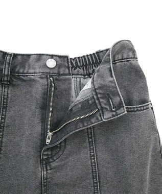 Green Parks イージーデニムマーメイドスカート Black