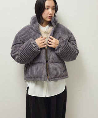 Green Parks ・ｓｗｉｎｇ　ｂｙ　ワイドコールスタンドブルゾン Charcoal Gray