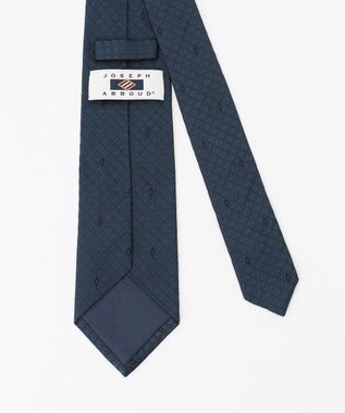 JOSEPH ABBOUD 【イタリア素材・日本縫製】トーナルクレストジャカード ネクタイ ネイビー系7
