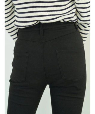 earth music&ecology 裏起毛スキニーパンツ Black