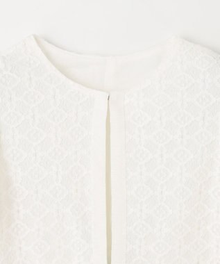 組曲 KIDS 【150-170㎝】レーシージャケット＆ワンピース セット ネイビー系