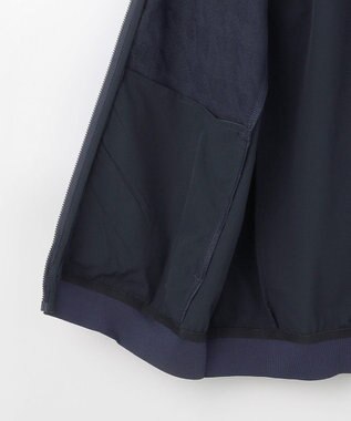 23区GOLF 【MEN】【UVカット】千鳥ジャカードニットブルゾン ネイビー系