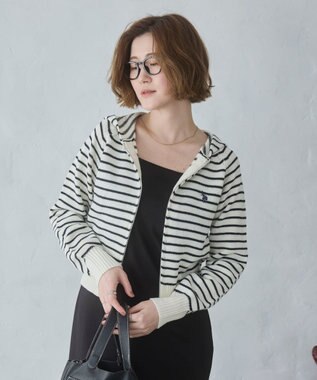 WEGO 【新色追加】別注USPOLOWZIPニットPK ホワイトボーダー