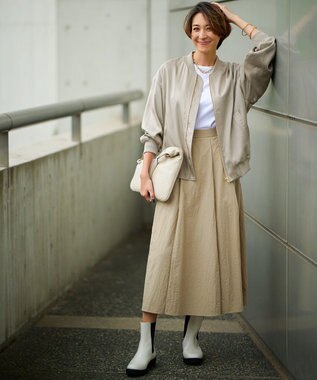 23区 ORSETTO 変形 ショルダー バッグ アイボリー系