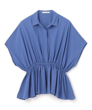 BEIGE， LUCILLE / ペプラムブラウス Blue