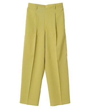 Green Parks 接触冷感　きれいシルエットパンツ（ワイド） Yellow