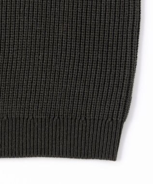 UNFILO MENS 【男女兼用】バルキー ニットベスト カーキ