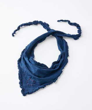 crêprie tsumori chisato creperie FRILL SCARF-AIZOME クレプリ 藍染フリルスカーフ
