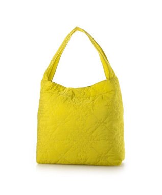 UNBILLION カシュカシュ cachecache / オルテガ柄キルト肩入れトートバッグ イエロー