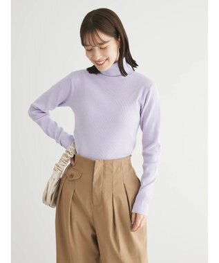 Green Parks もちやわ　タートルプルオーバー Lavender