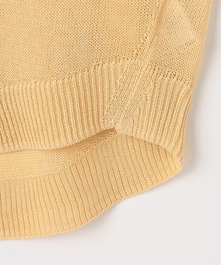 ANY ラミータッチオーバーニット イエロー