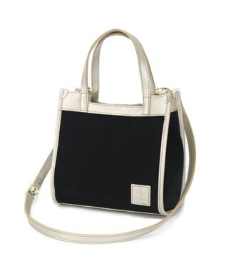 Regalo Felice 【水に強いスエード調素材 / 2way】ショルダー / REGALO BK(ブラック×シャンパンゴールド)