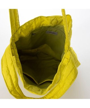 UNBILLION カシュカシュ cachecache / オルテガ柄キルト肩入れトートバッグ イエロー