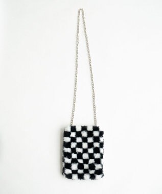 WEGO ファーチェーンミニショルダー 柄2