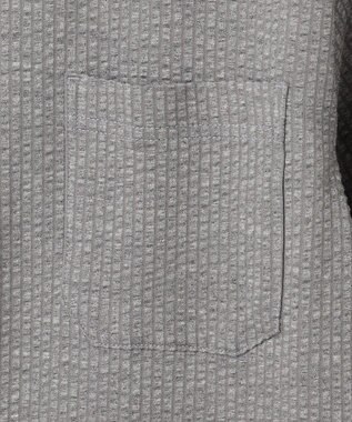 JOSEPH ABBOUD 【オーガニックコットン/サスティナブル】 JOE COTTON サッカーポロシャツ ライトグレー系